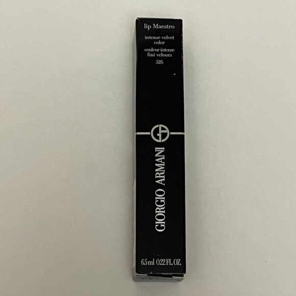 Giorgio Armani | Lip Maestro Velvet Liquid Lipstick 526 Blast Pink - Picture 3 of 6